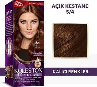 Wella Koleston Intense Saç Boyası 5/4 Açık Kestane - Salon Kalitesi