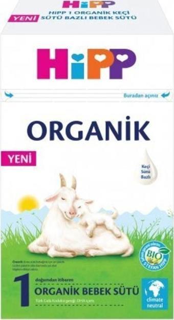 Hipp 1 Organik Keçi Sütü Bazlı Bebek Sütü 400Gr