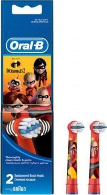 Oral-B Stages Çocuklar Için Diş Fırçası Yedek Başlığı Incredibles 2 Li