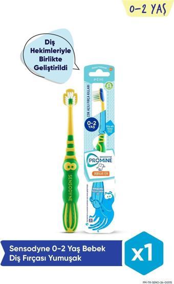 Sensodyne Promine 0-2 Yaş Bebekler İçin Ahtapot Karakterli Diş Fırçası Ekstra Yumuşak