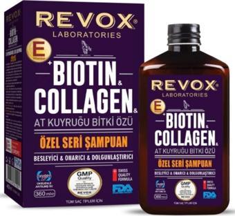 Revox Biotin Collagen At Kuyruğu Bitki Özlü Şampuan 360Ml