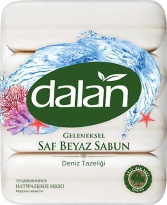 Dalan Geleneksel Saf Beyaz Sabun Deniz Tazeliği 4 X 70 Gr