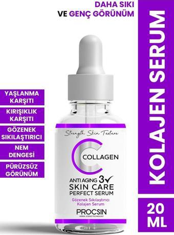 Procsin Yaşlanma Ve Kırışıklık Karşıtı Kolajen Serum 20 Ml