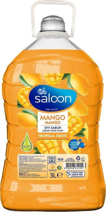 Saloon Sıvı Sabun Taze Mango 3 Lt