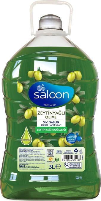 Saloon Sıvı Sabun Zeytinyağlı 3 L