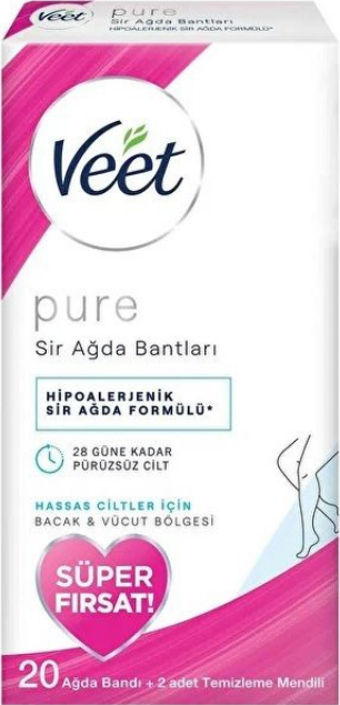 Veet Ağda Bandı 20 Adet