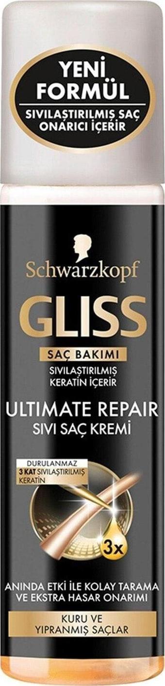 Gliss Ultimate Repair Çok Yıpranmış Ve Kuru Saçlar Sıvı Saç Kremi 200 Ml
