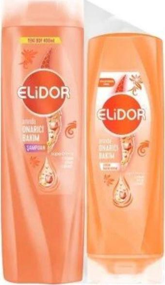 Elidor Onarıcı Bakım Şampuan 400 Ml+Saç Kremi 200 Ml