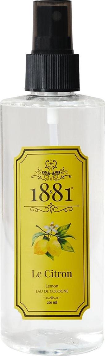 1881 Kolonya 1881 Le Citron Lemon Sprey Kolonya 250 Ml (Pet)