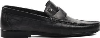 Pierre Cardin 25104 Siyah Hakiki Deri Erkek Loafer Ayakkabı