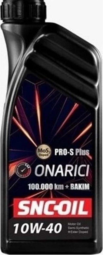 Snc Oil 100.000 Km+ Pro S Plus Onarıcı 10W-40 Motor Yağı 1 Litre