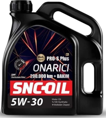 Snc Oil 200.000 Km+ Bakım Pro S Plus Onarıcı XL 5W-30 Motor Yağı 4 Litre