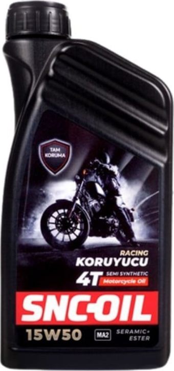 Snc-Oil Koruyucu Racing 4T 15W-50 Motosiklet Yağı 1 Litre