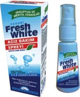 Fresh White Ağız Bakım Suyu Spreyi 30 Ml