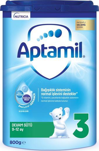 Aptamil 3 Devam Sütü 800 G 9-12 Ay Akıllı Kutu