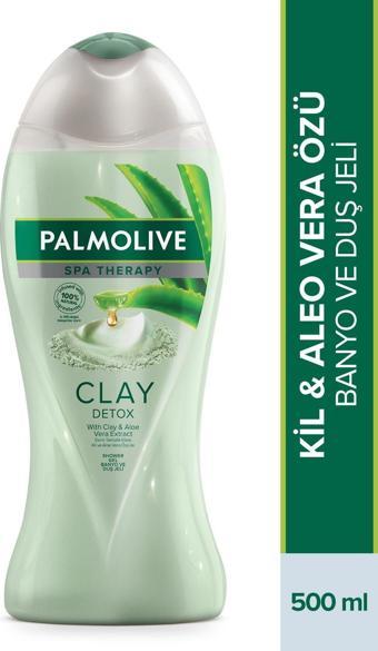 Palmolive Spa Therapy Clay Detox Kil Ve Aloe Vera Özü Banyo Ve Duş Jeli 500 Ml