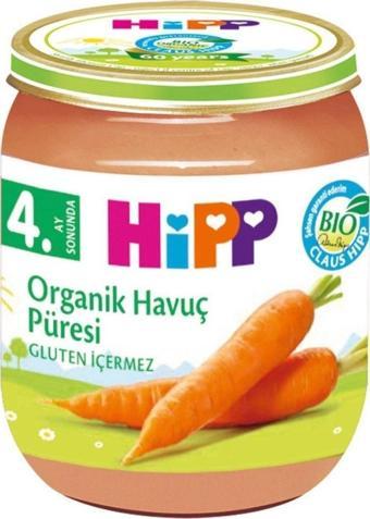 Hipp Organik Havuç Püresi 125 Gr