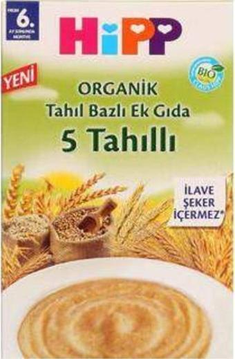 Hipp Organik 5 Tahıllı Kaşık Maması 200 Gr