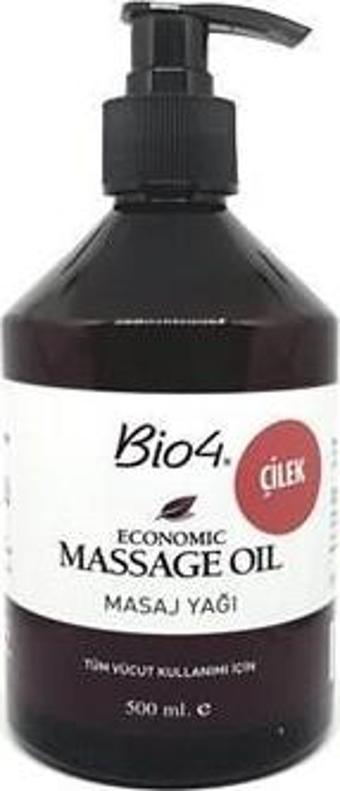 Allbio Bio4 Masaj Yağı Çilek 500ml