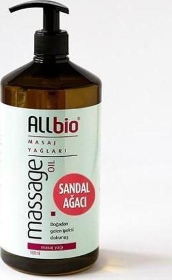 Allbio Masaj Yağı Sandal Ağacı (1 litre)