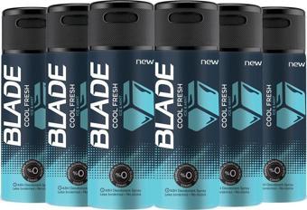 Blade Cool Fresh Deodorant 6x150ml