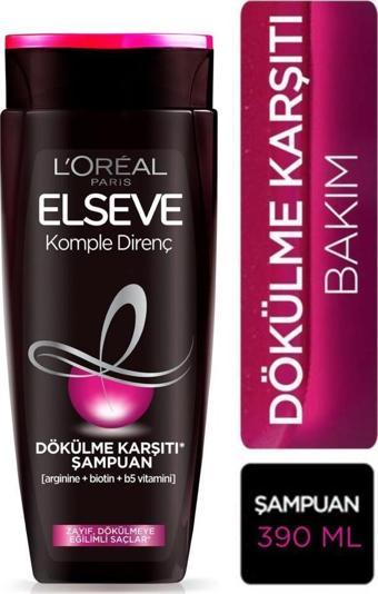 L'Oréal Paris Elseve Komple Direnç Dökülme Karşıtı Şampuan 390 ml