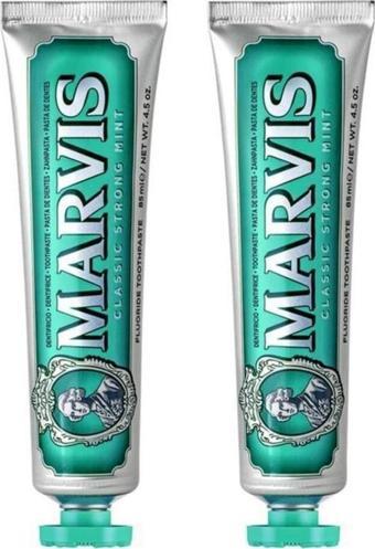 Marvis Classic Strong Mint Diş Macunu 85 ml X 2