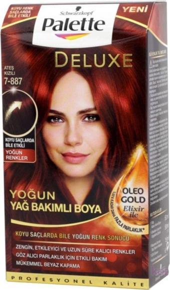 Palette Deluxe Yoğun Renkler 7-887 Ateş Kızılı