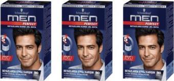 Schwarzkopf Men Perfect 90 Siyah 3 Li