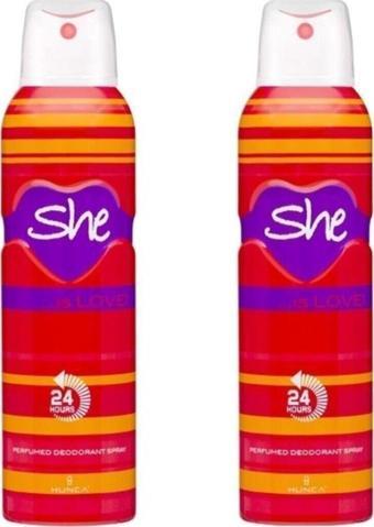 She Is Love Kadın Deodorant 150ml 2li Set