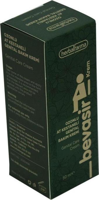Herbalfarma Bevasir Ozonlu At Kestaneli Genital Bakım Kremi 50ML