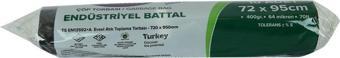 Polmix Battal Boy Çöp Torbası 72x95Cm 64Mikron 70Lt Siyah 10lu