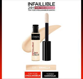 L'Oréal Paris Infaillible 24H Tüm Yüze Uygulanabilir Kapatıcı - 326 Vanilla