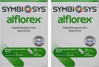 Alflorex Symbiosys Probiyotik 30 Kapsül 2 Kutu