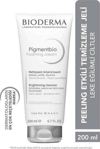 Bioderma Pigmentbio Foaming Cream Leke Karşıtı Aydınlatıcı Peeling Etkili Yıkama Jeli Yüz Ve Vücut 200 ml