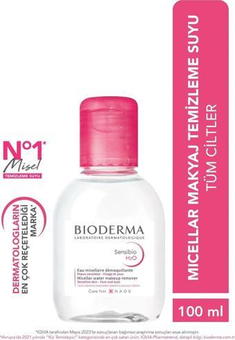 Bioderma Sensibio H2o Hassas Ciltler Için Yüz Ve Göz Makyaj Temizleyici Miseller Su 100ml