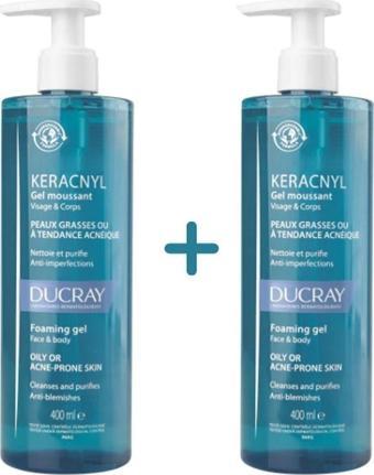 Ducray Keracnyl Yağlı Ve Akneye Eğilimli Ciltler Için Yıkama Jeli 400 ml X2 Adet