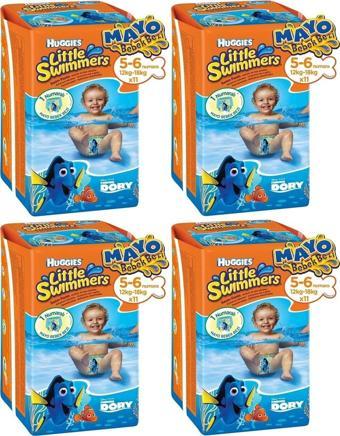 Huggies Huggıes Little Swımmers Mayo Bebek Bezi Beden:5-6 (12-18kg) 44 Adet (4pk*11)