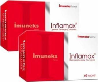 Imuneks Inflamax Optimize Zerdeçöp 60 Kapsül 2 Adet