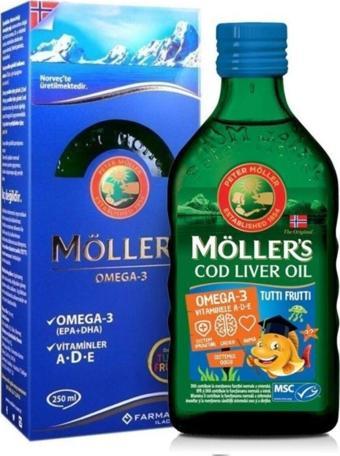 Möller's Omega3 Balık Yağı Şurup Tutti Frutti 250 ml