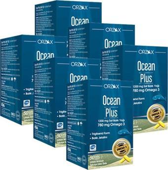 Ocean Plus 1200 Mg Omega3 Balık Yağı 50 Kapsül 6 Adet