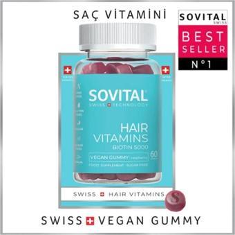 SOVITAL Hair Vitamin Isviçre Patentli Vegan Gummy - Saç Vitamini