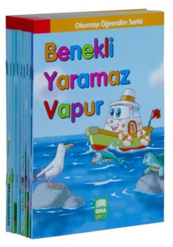 Okumayı Öğrendim Serisi - 10 Kitap Takım Küçük Boy - Erdinç Akbaş - Ema Çocuk