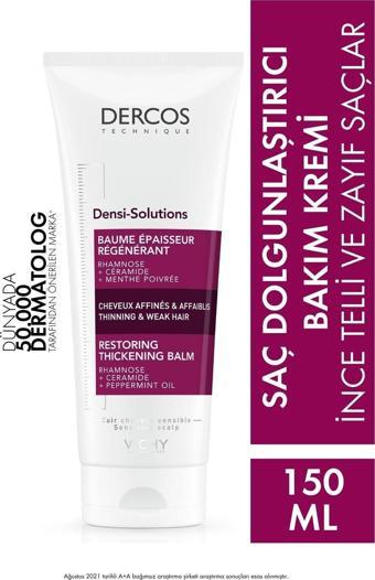 Vichy Dercos Densi-Solutions Saç Dolgunlaştırıcı Krem 150 ml 3337875677967