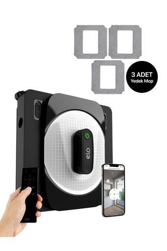 Xenon Smart Elo Akıllı Cam Silme Robotu Uzaktan Kumandalı Ve Mobil App Kontrollü Wi-fi Cam Temizleyici X8681