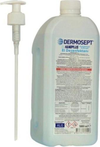 Dermosept Handplus Antiseptik Solüsyon Pompalı 1Lt  Antiseptik El Dezenfektanı