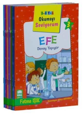 Okumayı Seviyorum Seti - 10 Kitap Takım Küçük Boy - Fatma Işık - Ema Çocuk