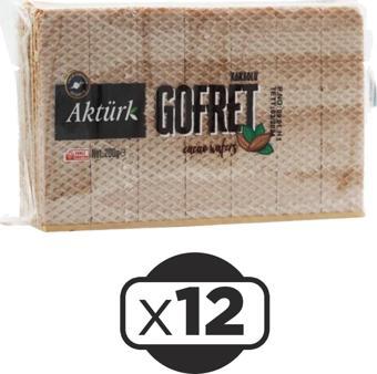 Aktürk Gofret Kakaolu 200 gr 12 li