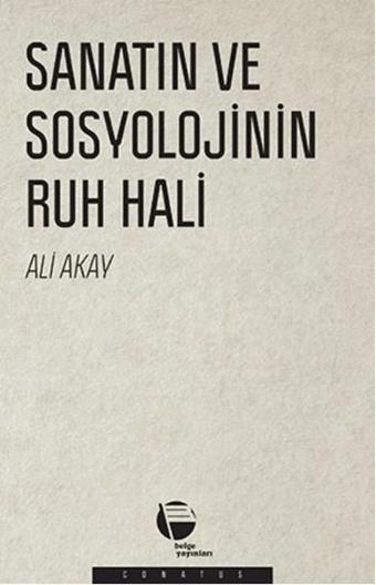 Sanatın ve Sosyolojinin Ruh Hali - Ali Akay - Belge Yayınları