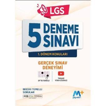 LGS 1. Dönem 5'Li Deneme - Kolektif  - Martı Okul Yayınları